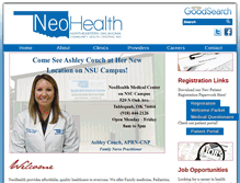 Tablet Screenshot of neohealth.org